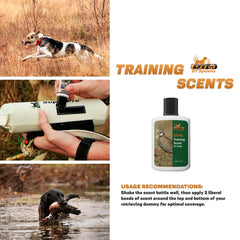 DT Systems Training Scent Quail packaging highlights all-life-stages use for training.
