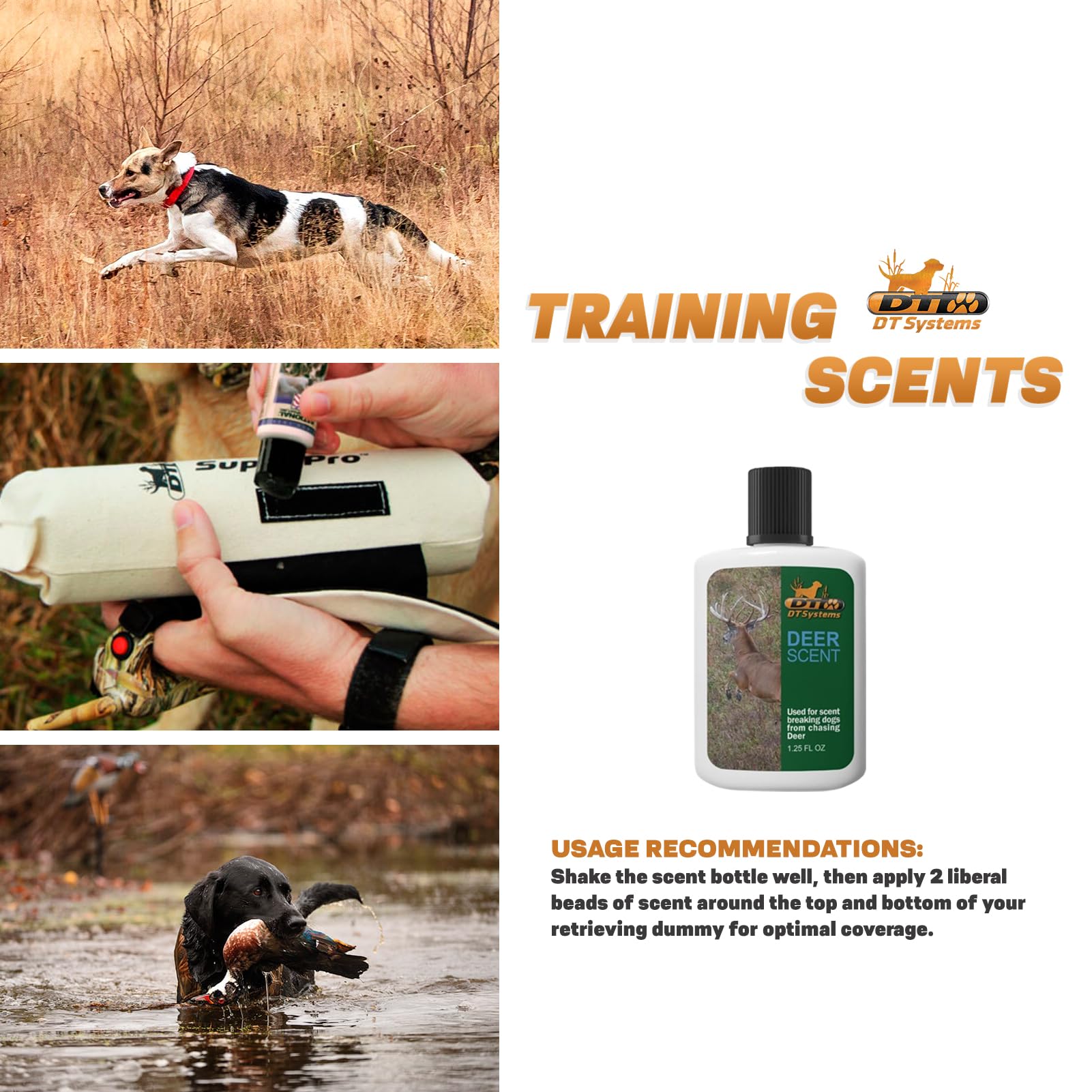 DT Systems Training Scents on a dummy create lifelike drag scent trails