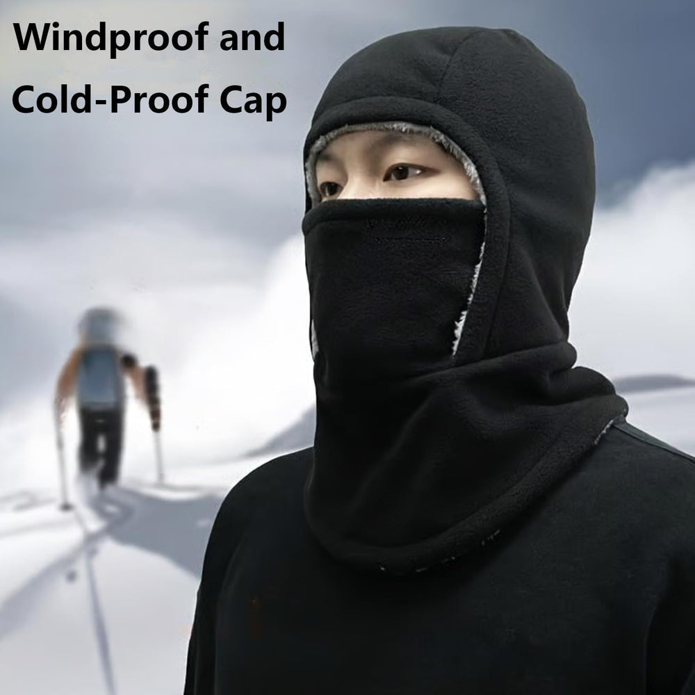 DTVKTZ balaclava neck coverage detail keeps neck warm during cold rides.