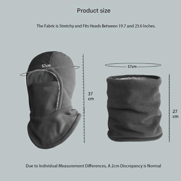 DTVKTZ Winter Warmth balaclava side view demonstrating compact profile under gear.