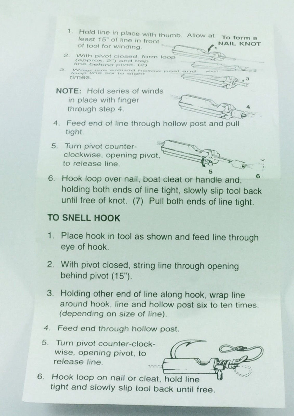 DU-BRO Fishing tool components showing durable construction for heavy rigs.