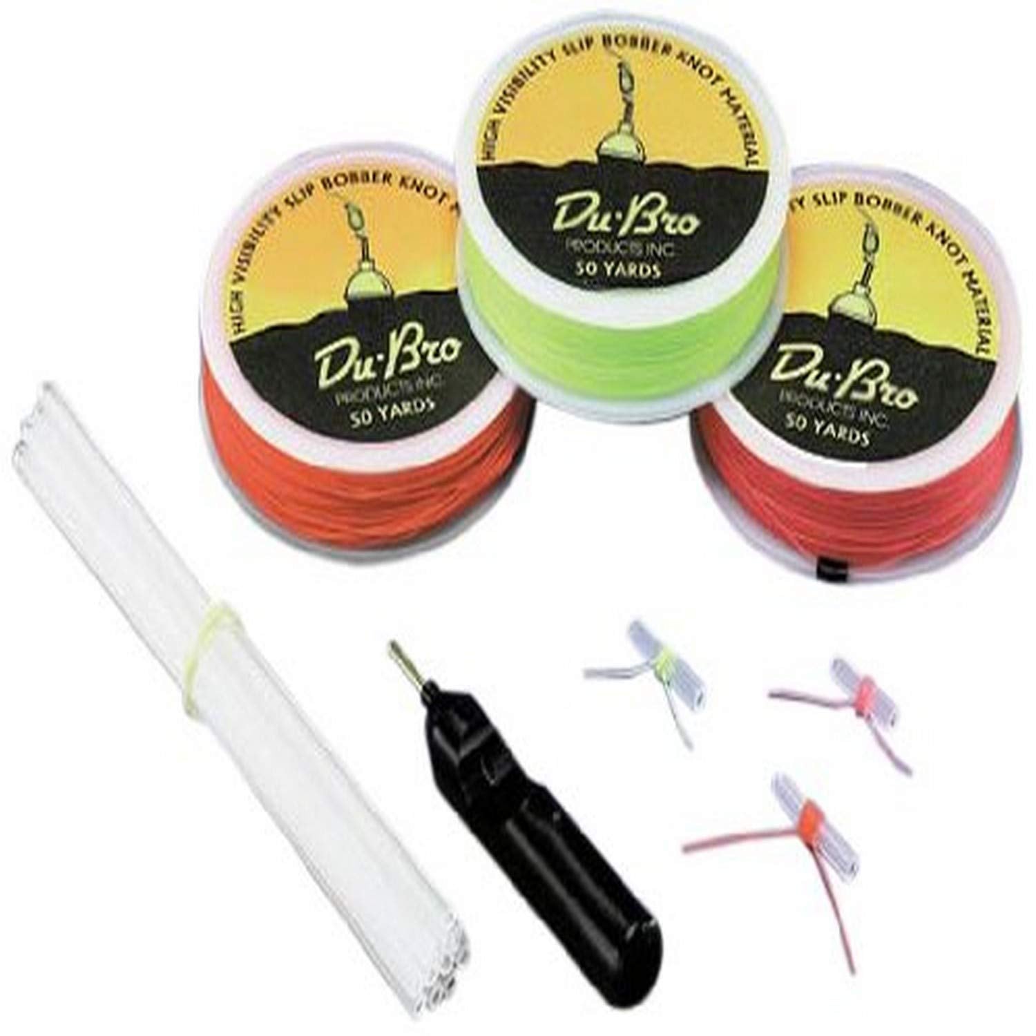 DU-BRO Fishing replacement slip bobber knot straw for easy tying with the Slip Bobber Knot Tying Tool