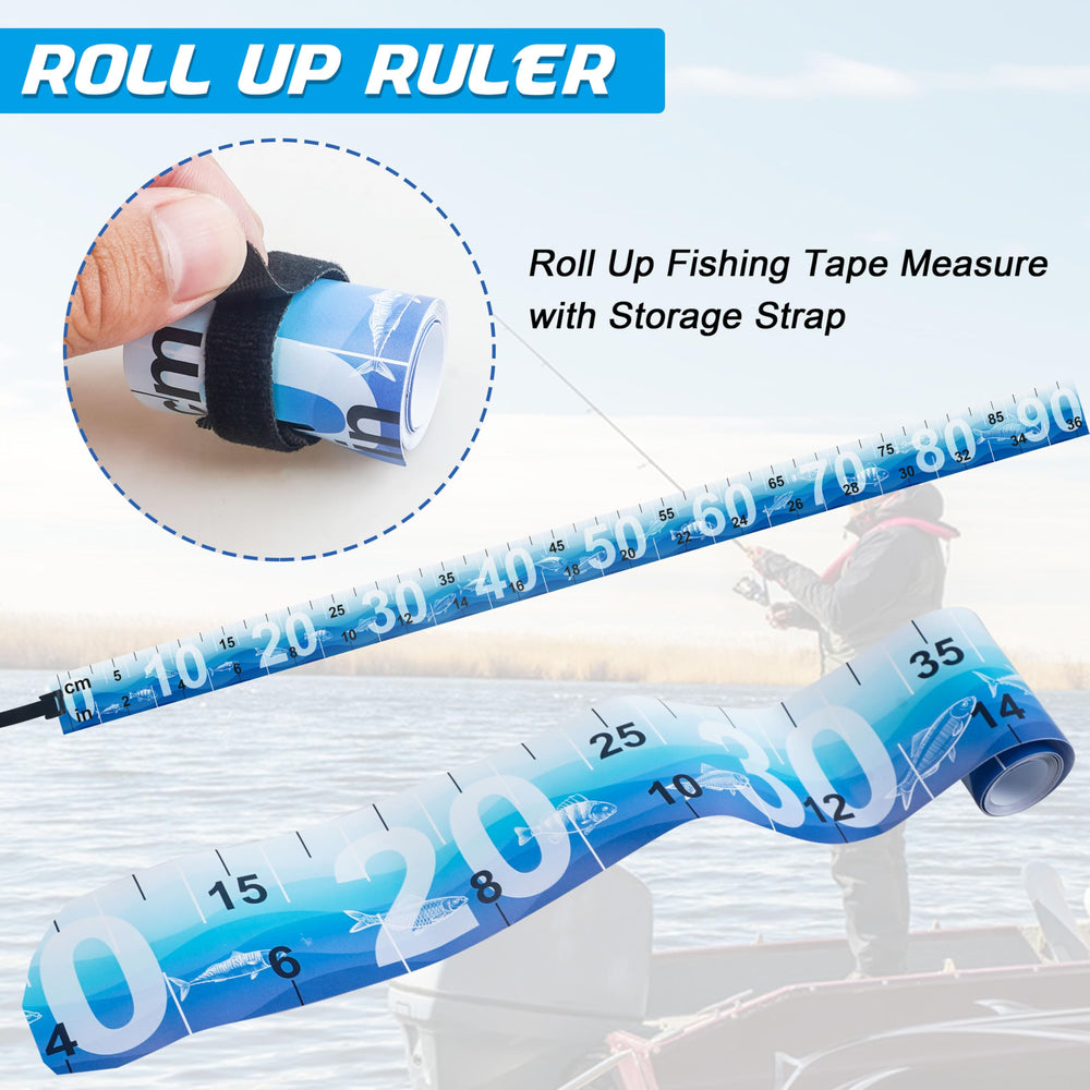 Dual-scale tape with inches and centimeters