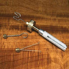 Dubbing Spinner Set with Hair Packer - 3-piece kit with interchangeable heads for fly tying