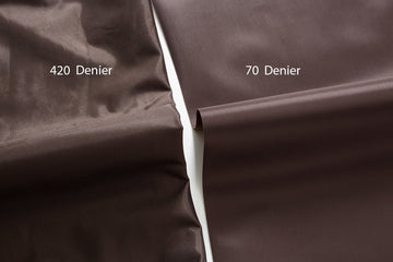 Duck & Fish brown wading wader 420 denier PVC close-up durability