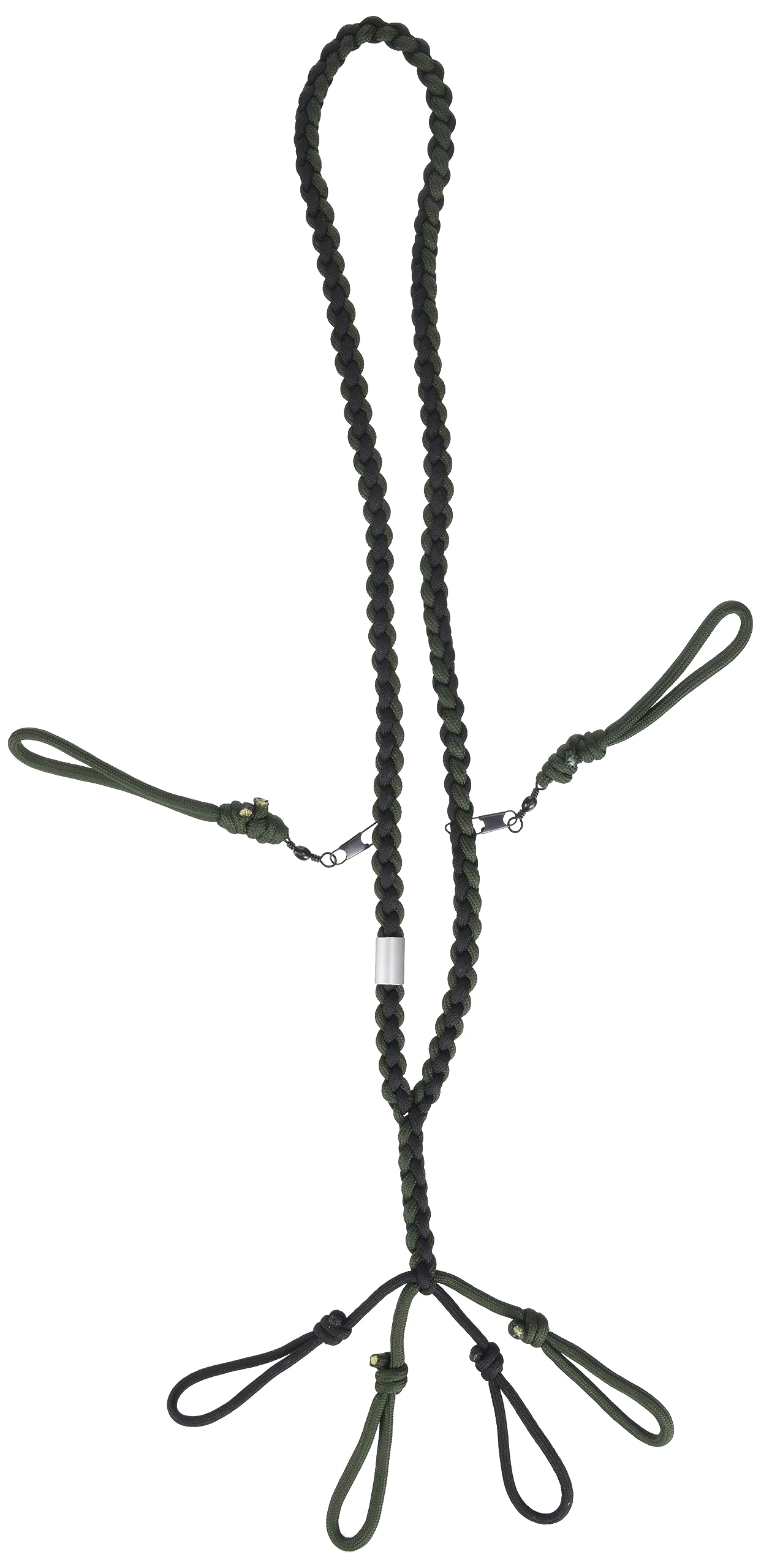 Duck Commander lanyard with removable clip enables easy call switching in the field.