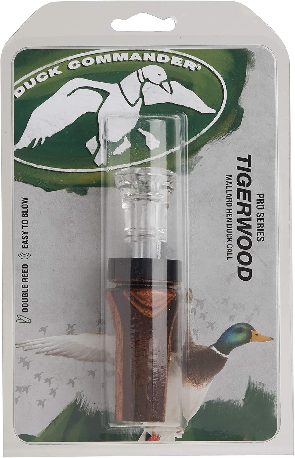 Duck Commander Jase Robertson Pro Series duck call with double reed for realistic mallard calls.