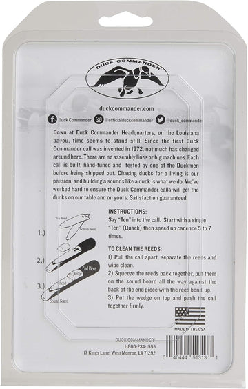 Duck Commander Jase Robertson Pro Series duck call with friction-fit design for reliable performance in the field.