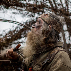Duck call in open water scenario highlighting projection and reach