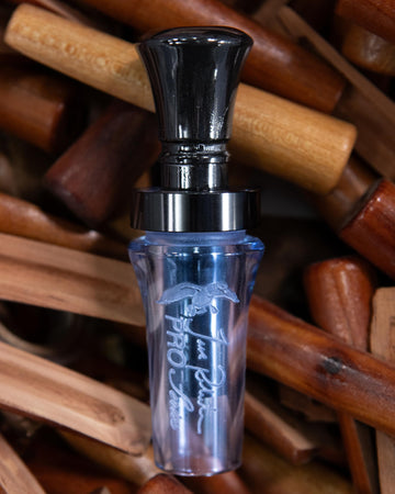 Duck Commander Jase Robertson Pro Series Duck Call close-up reed designed for easy blowing