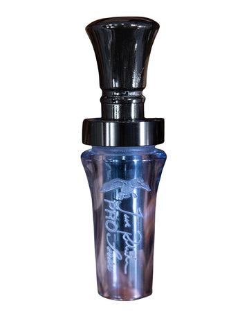 Duck Commander Jase Robertson Pro Series Duck Call side view showing authentic mallard hen sound for hunting