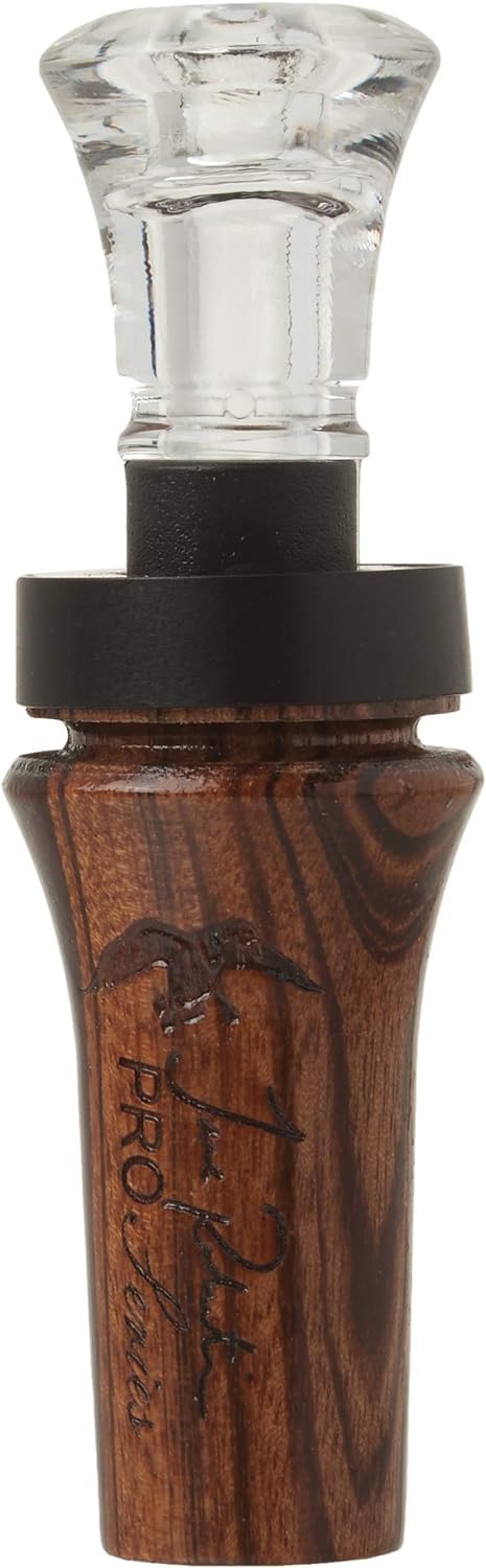Duck Commander Jase Robertson Pro Series duck call with tigerwood barrel for rugged field use.