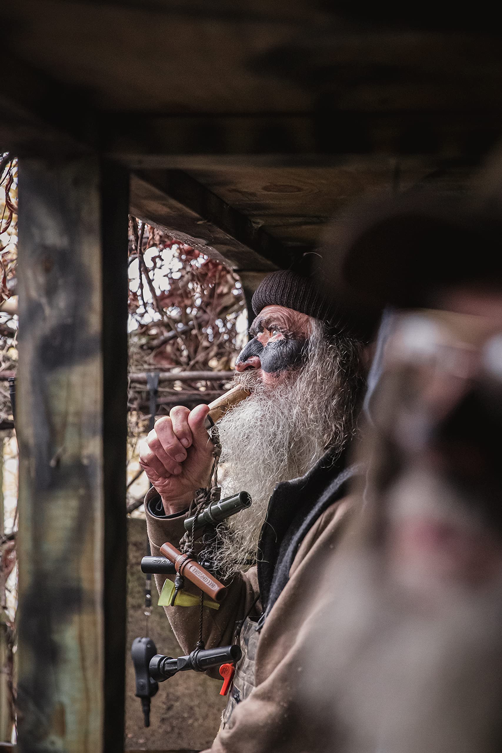 Duck Commander Phil Robertson Pro Series duck call insert closeup shows polycarbonate insert.