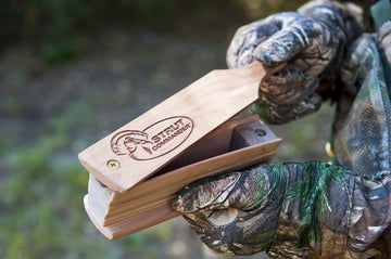 Duck Commander two-tone sounds deliver lifelike yelps during turkey hunts.