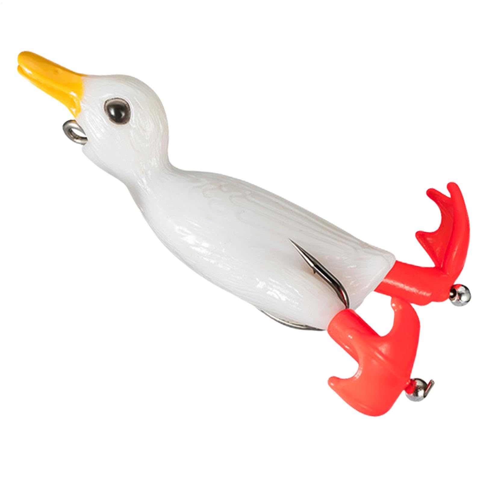 Duck Fishing Lure’s holographic eyes enhance underwater visibility and appeal.