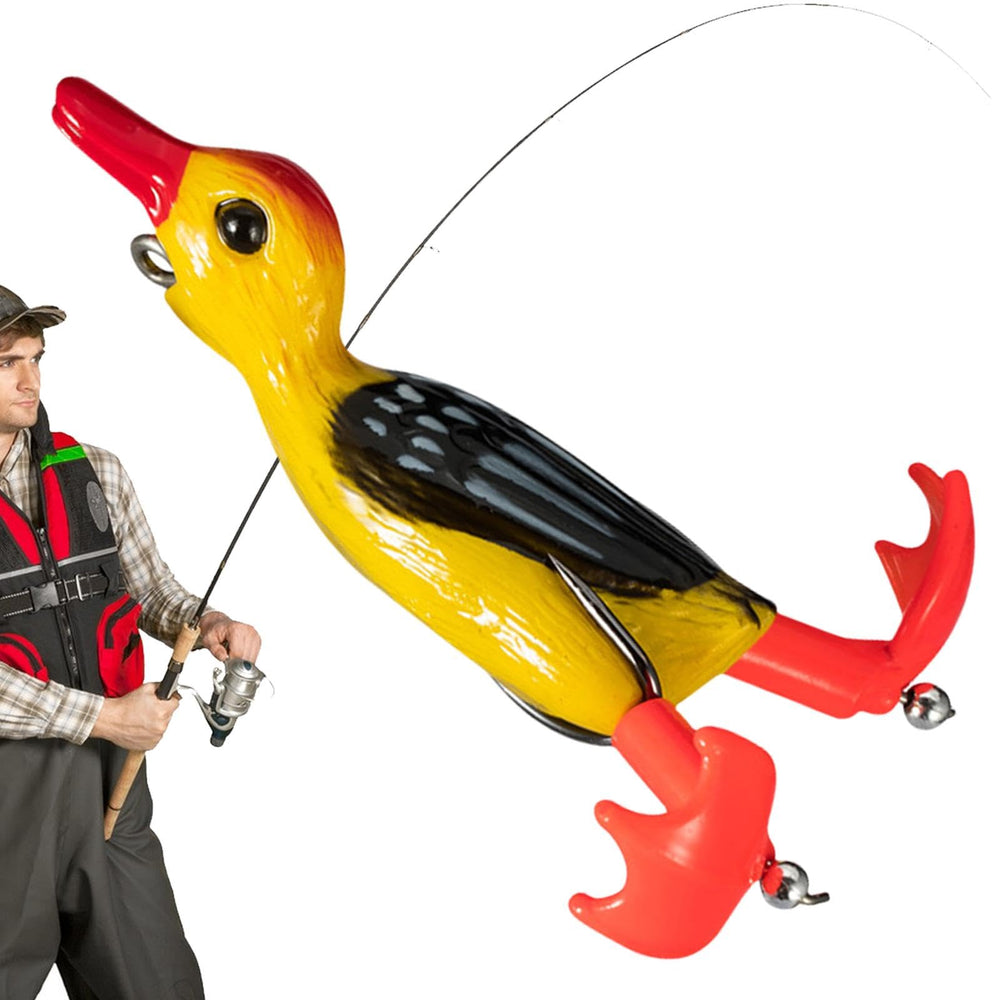 Duck fishing lure versatile for different waters and conditions