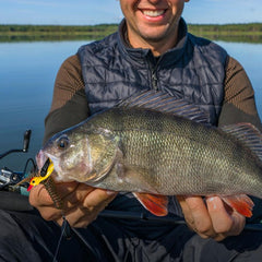 Duck fishing lure realistic eyes that imitate prey and invite strikes