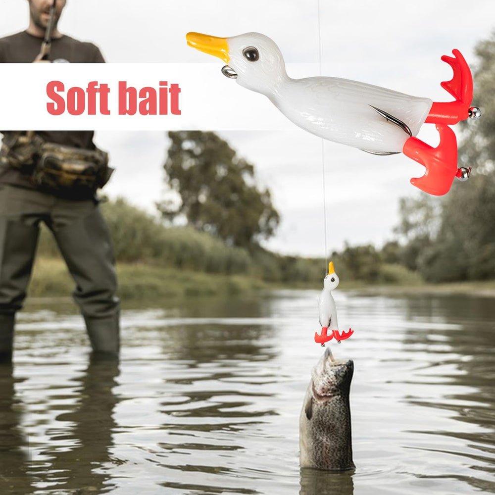 Duck Fishing Lure targets bass, blackfish, mandarin fish, and more.