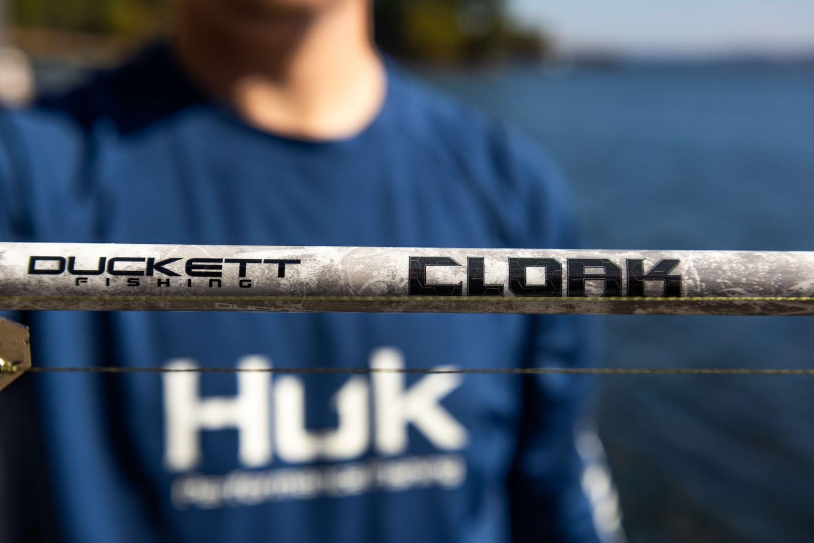 Duckett Cloak on-water casting action demonstrates balance and control