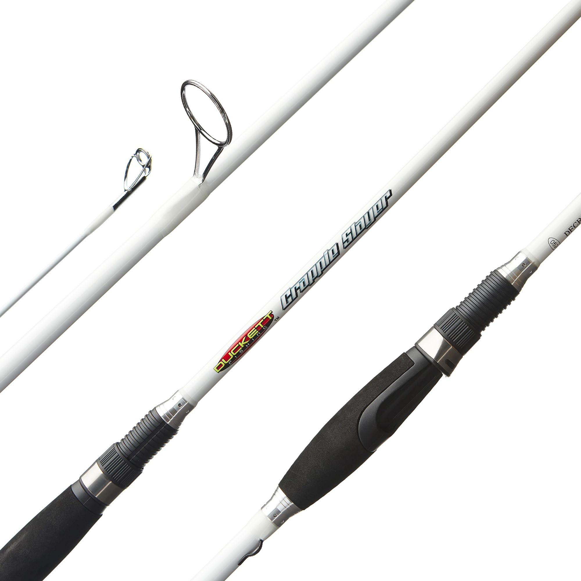 Duckett Fishing Crappie Slayer 6ft rod in action showing lightweight, sensitive feel