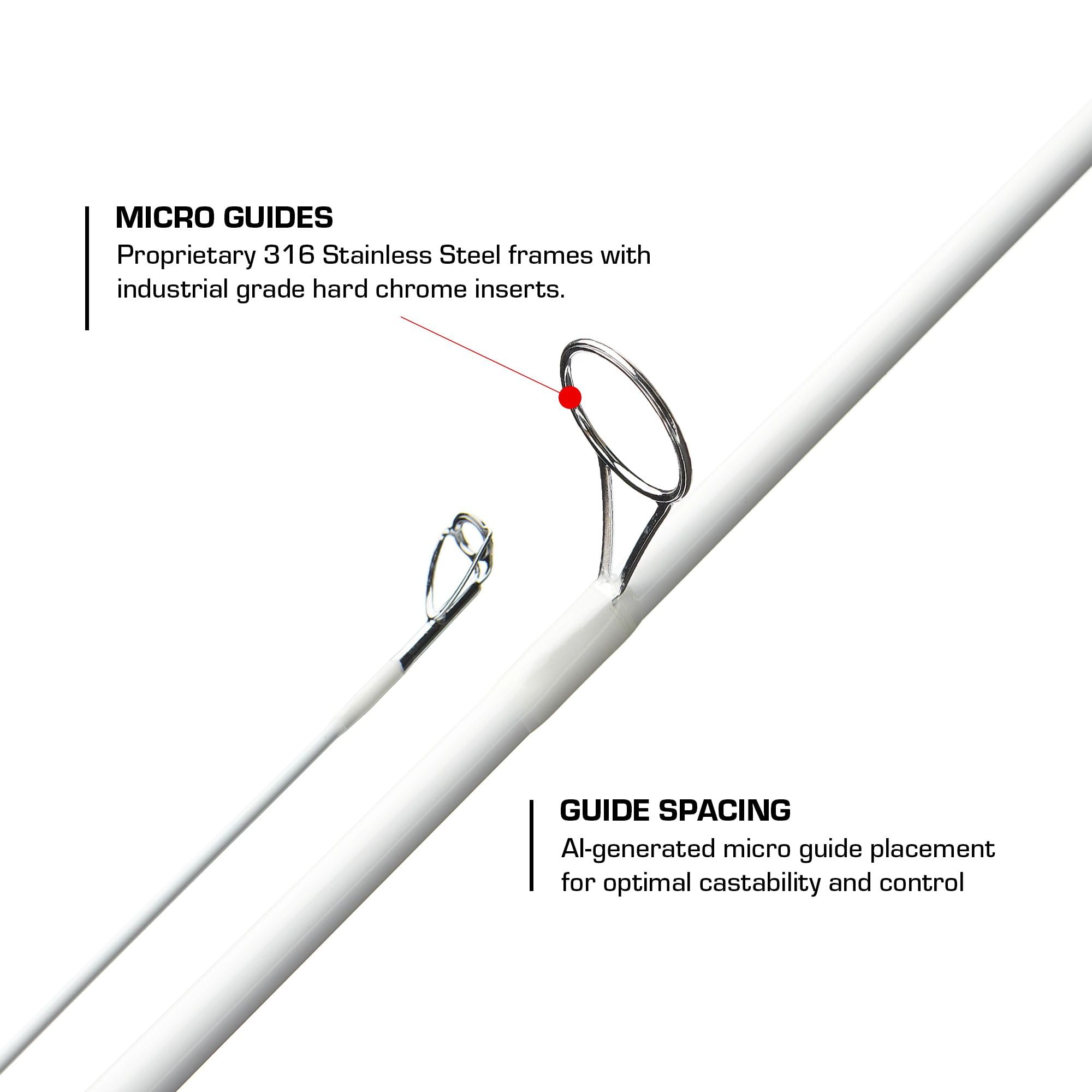 Duckett Crappie Slayer balanced tip and backbone improve casting control