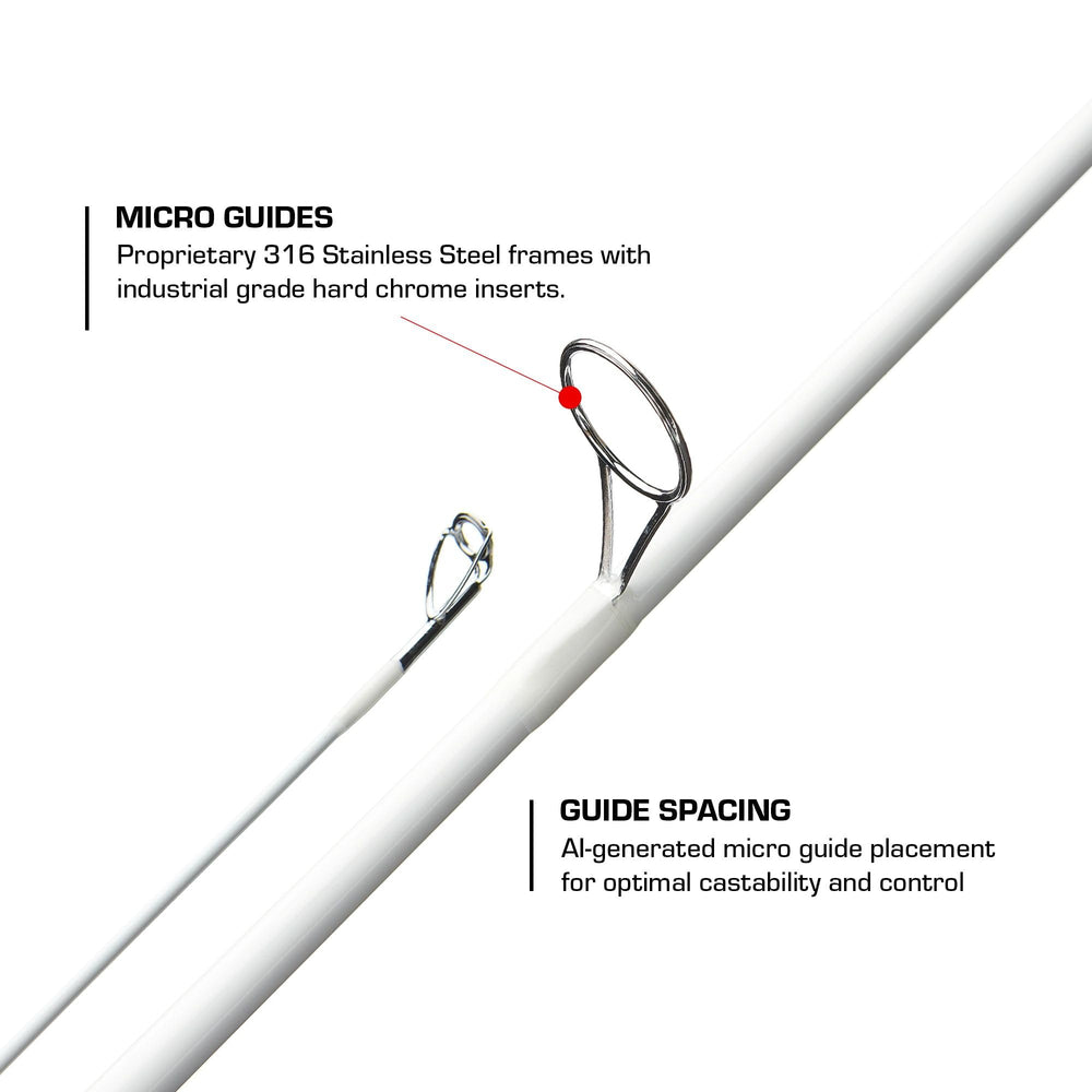 Duckett Crappie Slayer balanced tip and backbone improve casting control