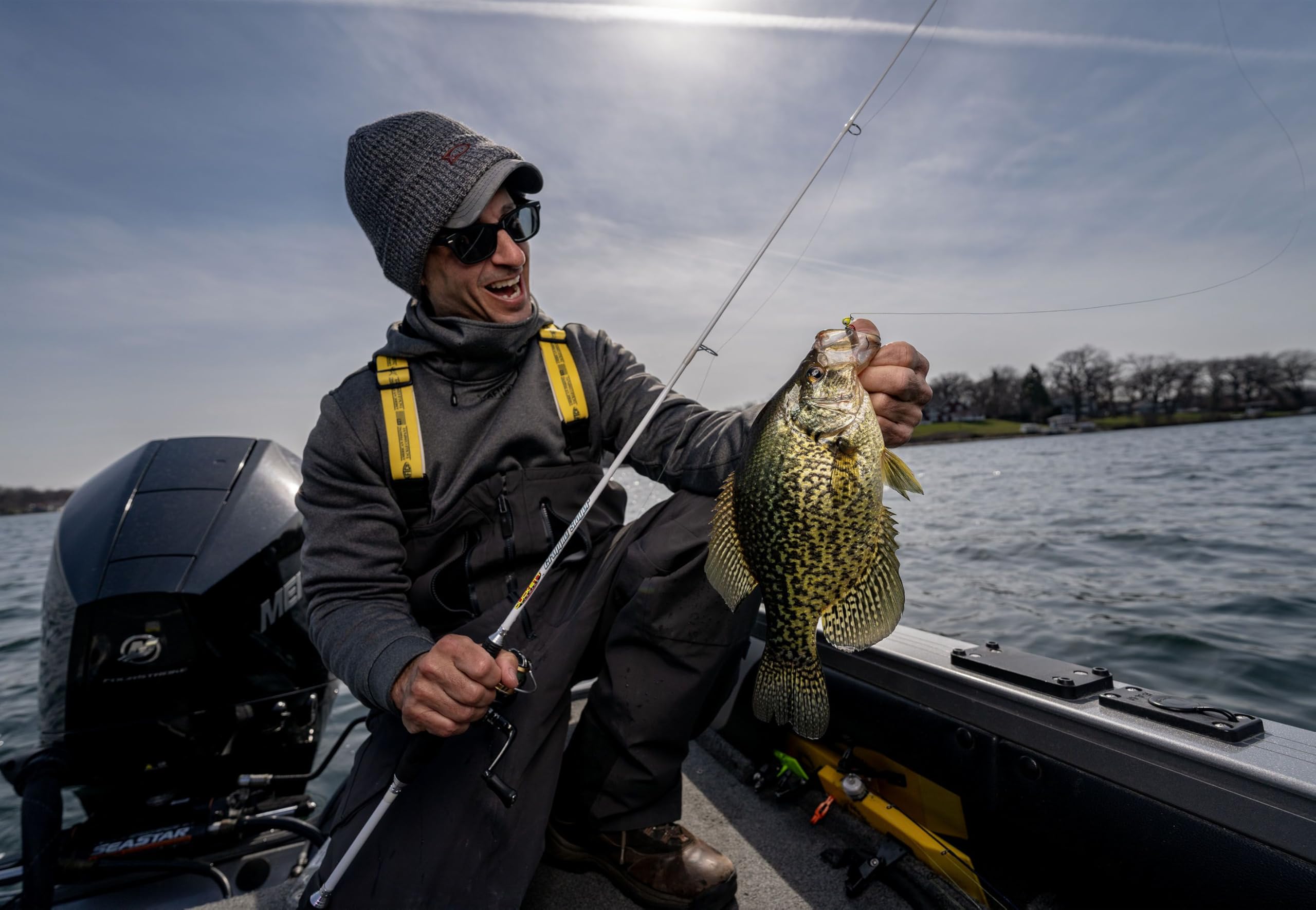 Duckett Crappie Slayer comfort grip EVA enhances hand comfort and vibration transfer