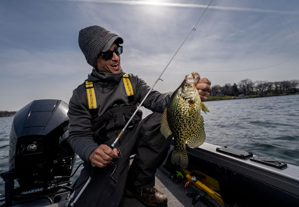Duckett Crappie Slayer comfort grip EVA enhances hand comfort and vibration transfer