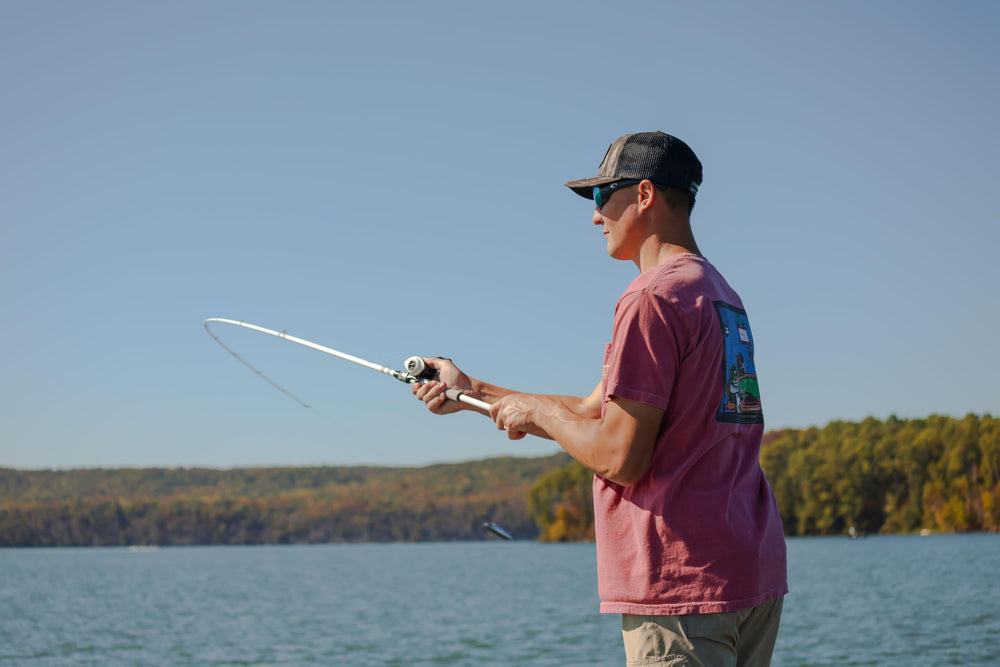 Duckett Ghost II 7'2 white color stands out on the water.