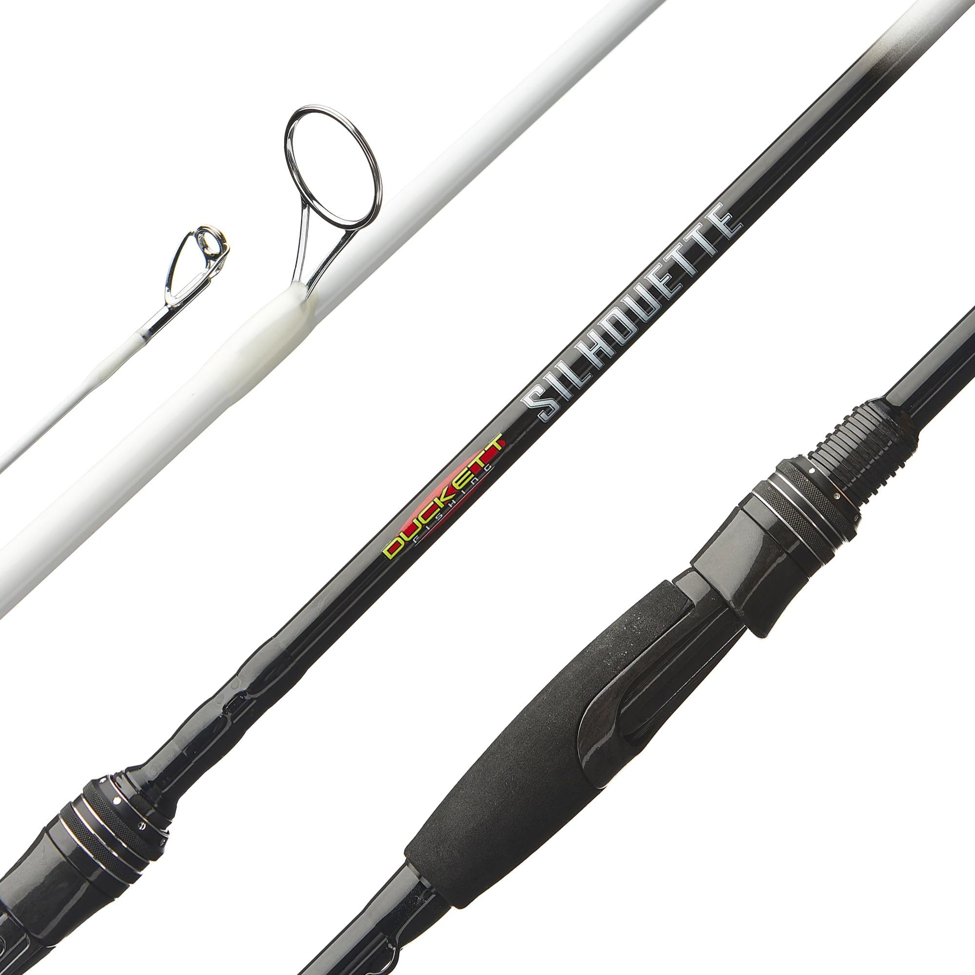 Duckett Silhouette 7ft rod silhouette shows responsive action for precise casting.
