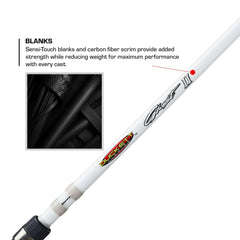 Duckett Ghost II ergonomic EVA grip enhances comfort during long fishing sessions
