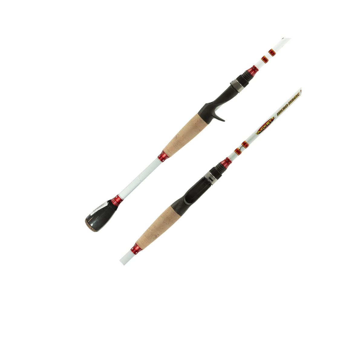 Duckett Micro Magic Pro Crankin' Rod 7-foot-6 full view highlights lightweight graphite build