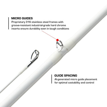 Duckett Silhouette 7 ft rod blank-to-hand transition highlighting enhanced sensitivity and control