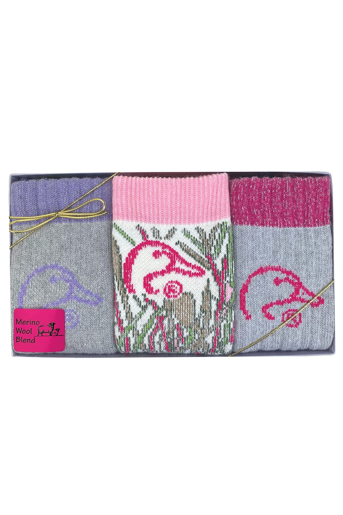 Ducks Unlimited gift box of ladies merino socks offers all-day warmth and comfort.