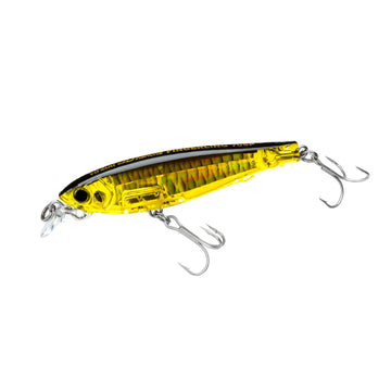 Duel 3D Inshore Fingerling 100mm 4 front view showing suspending minnow profile for shallow water.