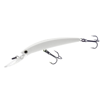 Duel Crystal Minnow Deep Diver Walleye front view highlighting realistic action for freshwater trolling.