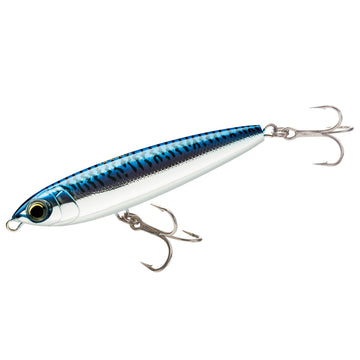 Duel Hydro Pencil Blue Mackerel front view for long casts and visibility