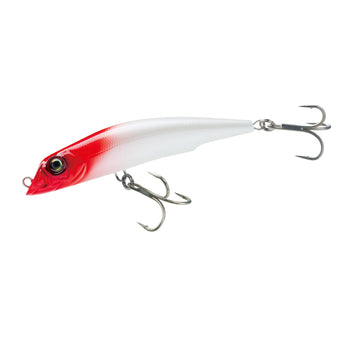 Duel Mag Darter lure in Pearl Redhead finish, top view highlights holographic shine.