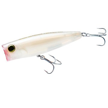 Duel Yo-Zuri 3D Inshore Popper front view for bold topwater splash.