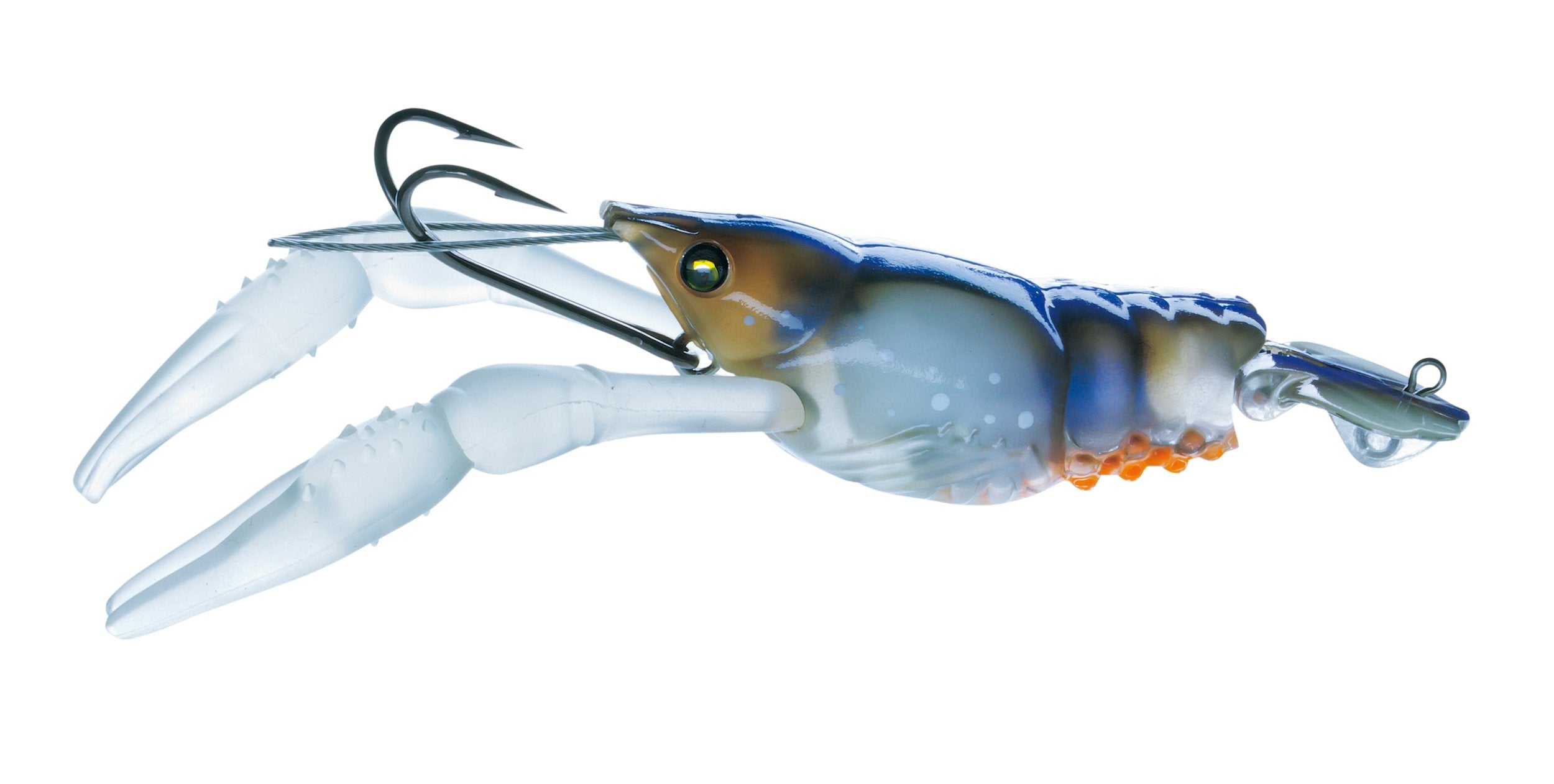 Duel Yo-Zuri 3DB Crayfish lure overview highlighting slow sinking action for precise casting.