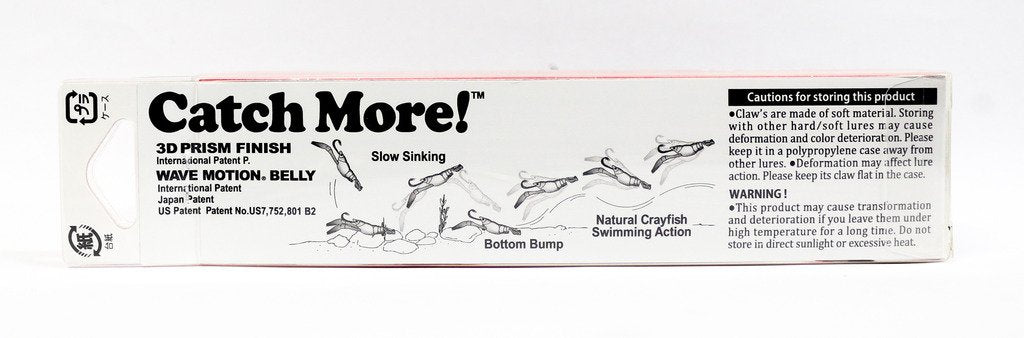 Duel Yo-Zuri 3DB Crayfish image 3 emphasizes wave-motion legs for enticing strikes in jigs and flipping