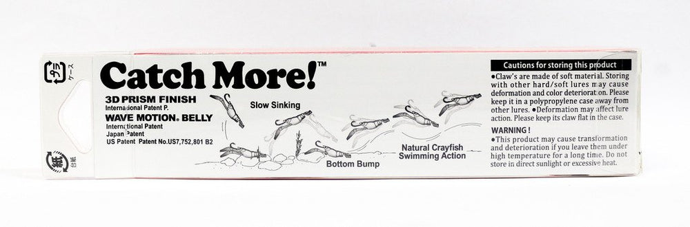 Duel Yo-Zuri 3DB Crayfish image 3 emphasizes wave-motion legs for enticing strikes in jigs and flipping