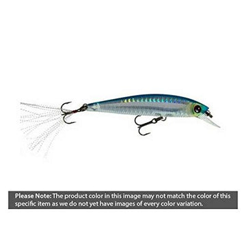 Duel Yo-Zuri 3DB jerkbait with Mylar tail flash for added visibility during retrieves