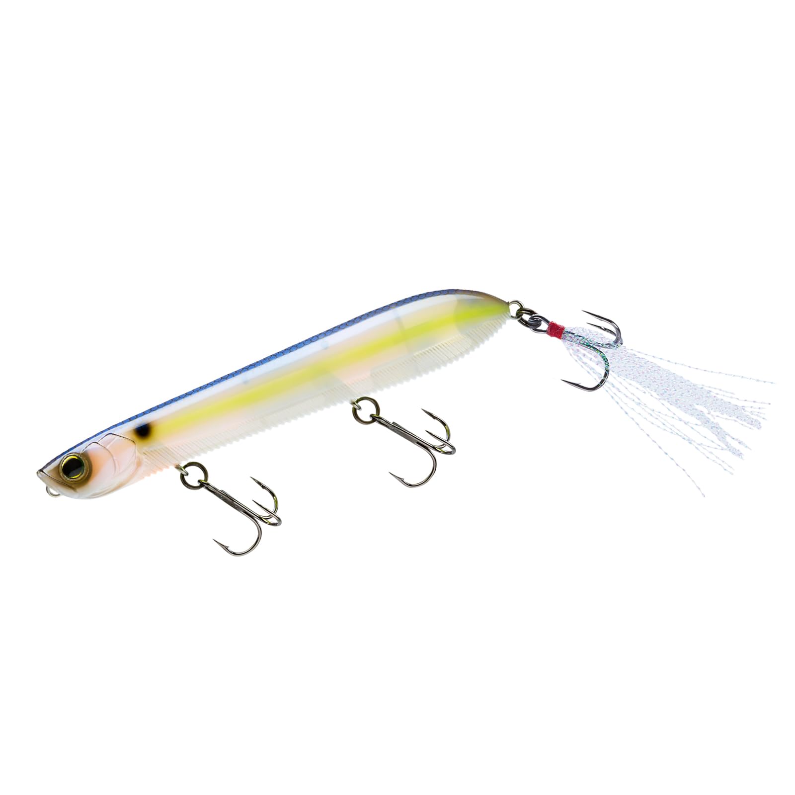 Duel Yo-Zuri 3DB Pencil Popper ghost sexy shad with walk the dog action boosts surface strikes