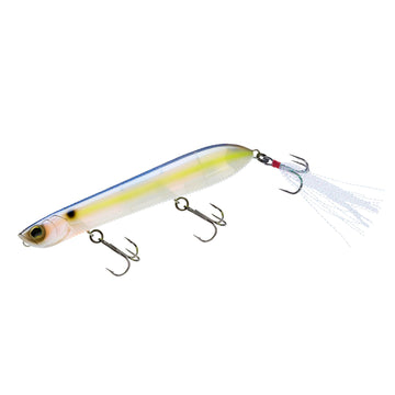 Duel Yo-Zuri 3DB Pencil Popper ghost sexy shad with walk the dog action boosts surface strikes