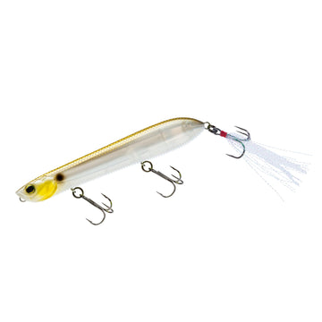 Duel Yo-Zuri 3DB Pencil Popper side view highlights walk-the-dog action for topwater bass.