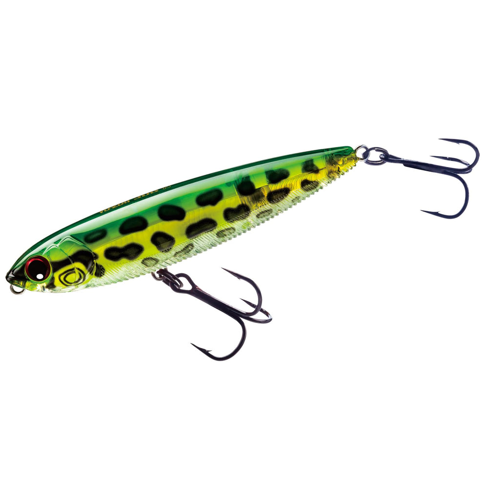 Duel Yo-Zuri 3DB Pencil Prism Frog lure, front view, showcasing lifelike flash.