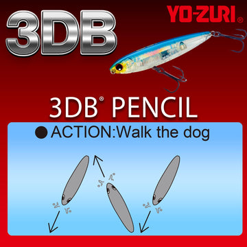 Duel Yo-Zuri 3DB Pencil rattle BBs add subtle underwater attraction