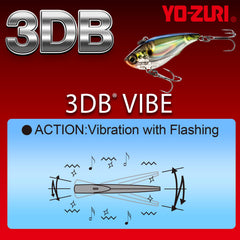 Duel Yo-Zuri 3DB Vibe Prism Bluegill ribbed belly detail boosts vibration