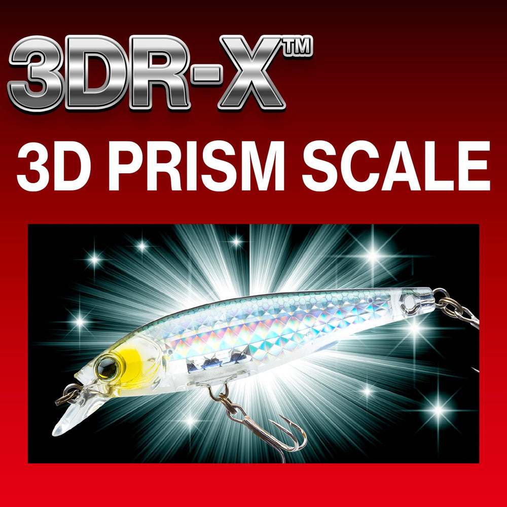 Duel Yo-Zuri 3Dr-X Vibe pattern closeup shows glow and UV features for fish-attracting light